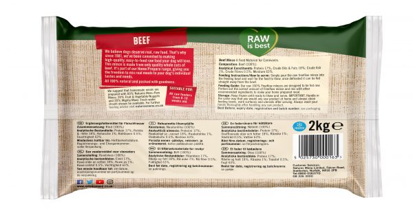 Frozen Free Flow Beef Mince 2kg