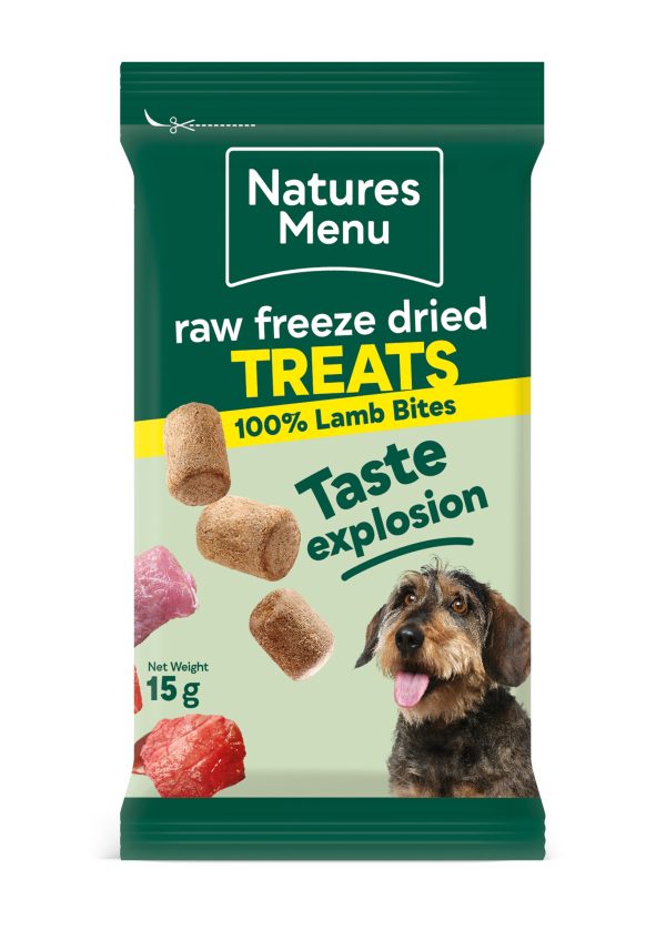 Natures Menu Freeze Dried Meat Treats 100% Lamb 15g