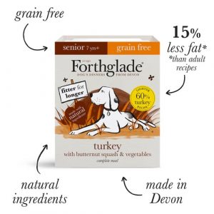 Forthglade Foods Ltd Forthglade Natural Lifestage Grain Free Senior Turkey With Butternut Squash & Veg 395g