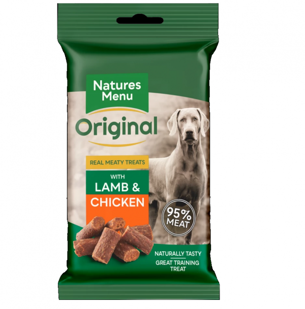 Natures Menu Dog Meaty Treats Lamb & Chicken 50g